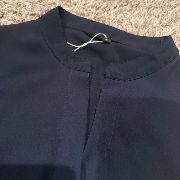 Vici Blue Button Down Polo Shirt - Picture 2 of 3